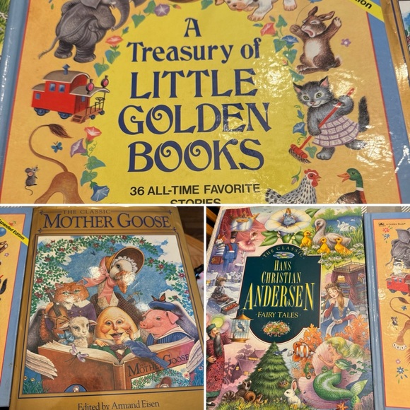 Golden Books Other - 3 Classic Vintage Children’s Books